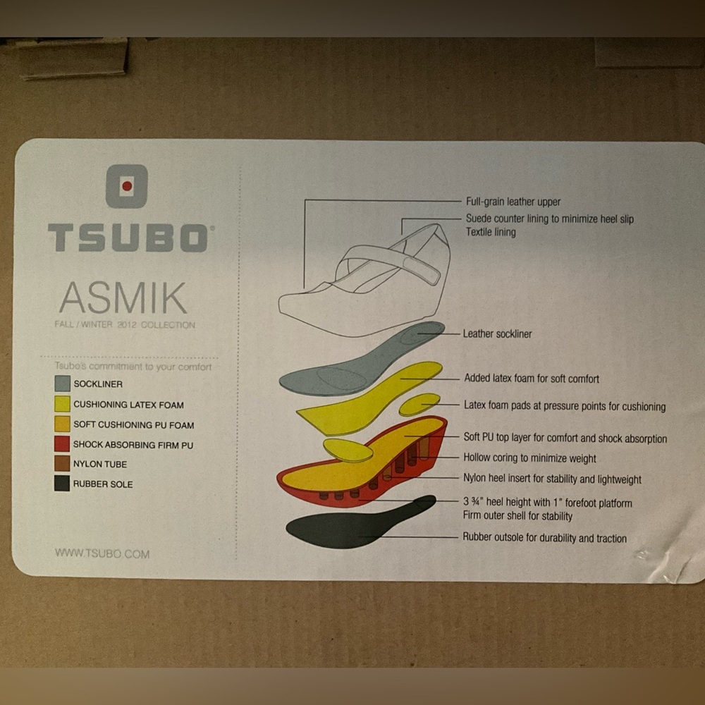 TSUBO ASMIK Black Leather Wedges. LIKE NEW!! - Picture 7 of 9
